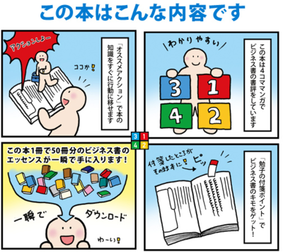 世界一わかりやすい4コマビジネス書ガイド