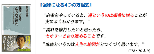 強運になる4つの方程式